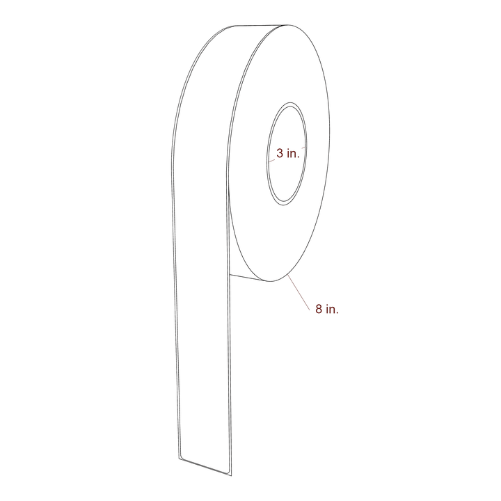 1.625" x 14.625" Inkjet Label Rolls | Fits Epson ColorWorks & Primera