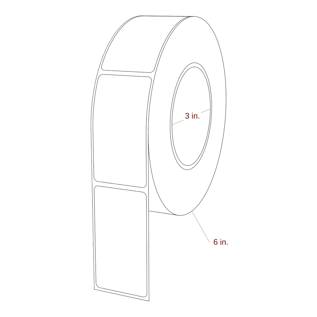1.625" x 3" Inkjet Label Rolls | Fits Epson ColorWorks & Primera