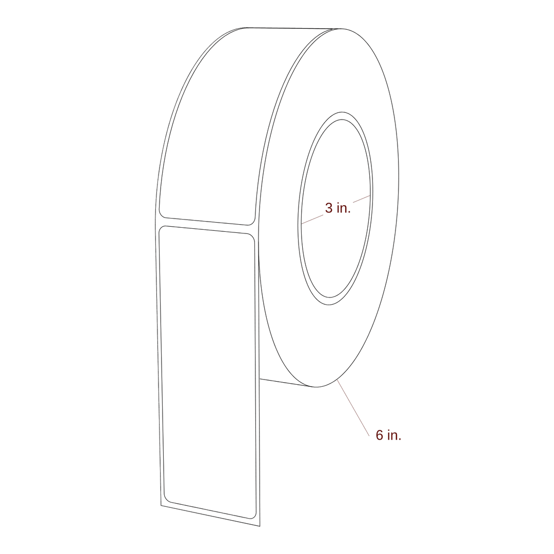 1.625" x 4.4375" Inkjet Label Rolls | Fits Epson ColorWorks & Primera