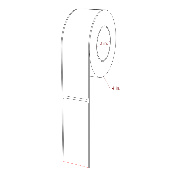 1.625" x 6" Inkjet Label Rolls | Fits Epson ColorWorks & Primera