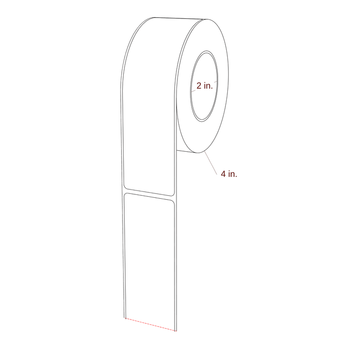 1.625" x 6" Inkjet Label Rolls | Fits Epson ColorWorks & Primera