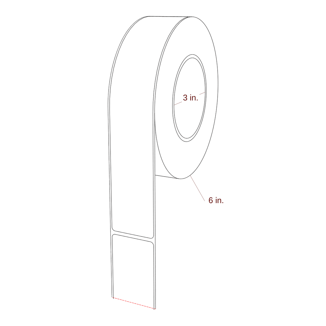 1.625" x 9" Inkjet Label Rolls | Fits Epson ColorWorks & Primera