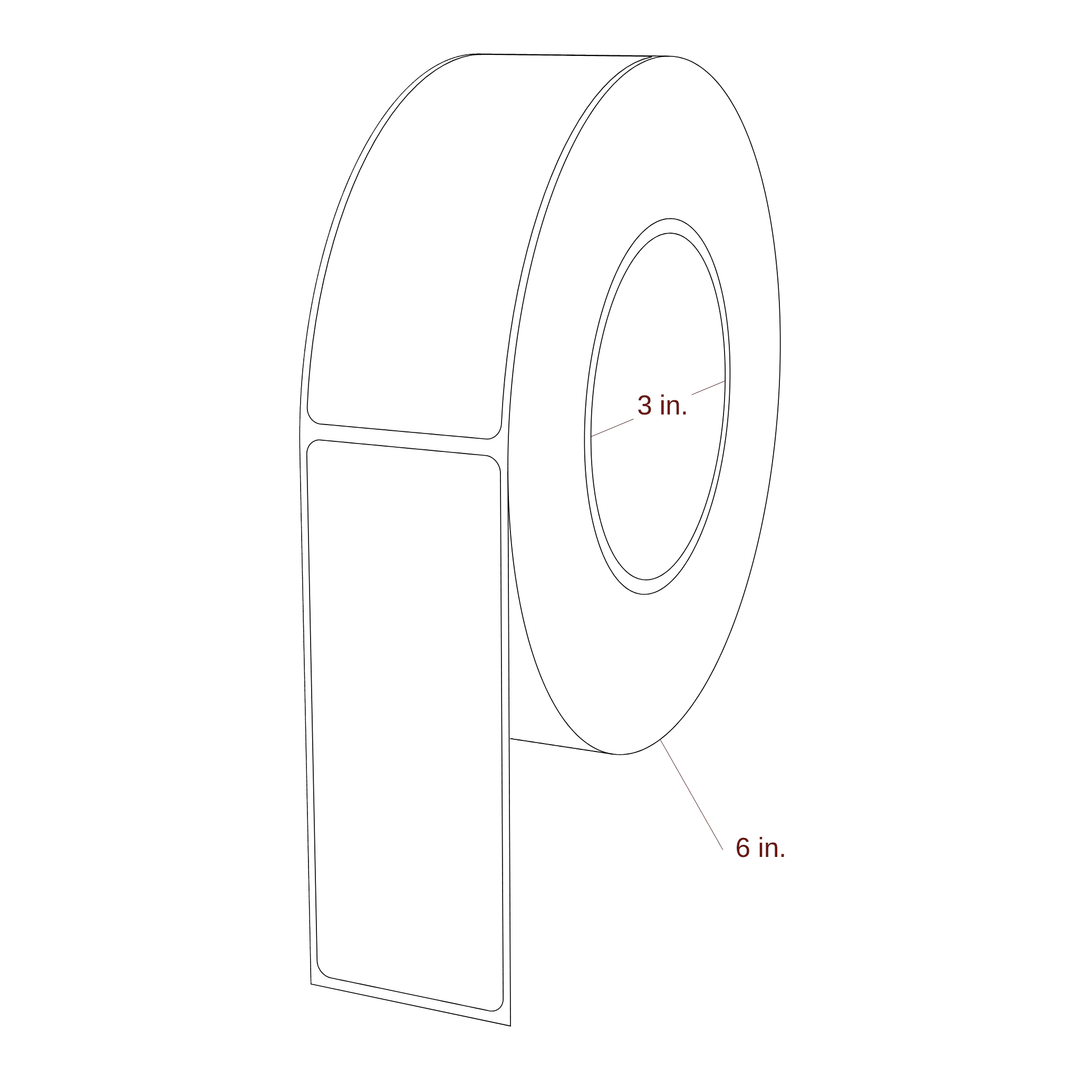 1.688" x 4.4375" Inkjet Label Rolls | Fits Epson ColorWorks & Primera