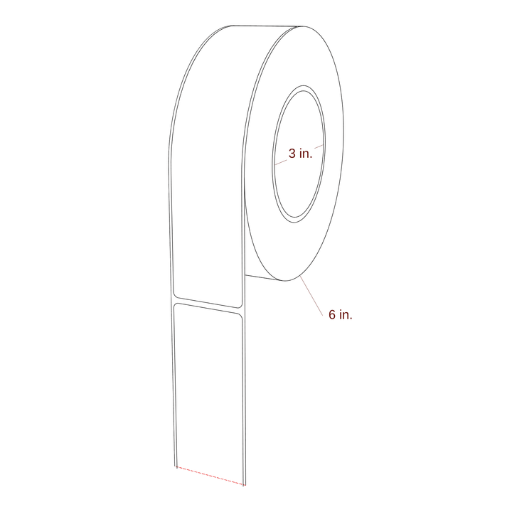 1.688" x 7.5" Inkjet Label Rolls | Fits Epson ColorWorks & Primera