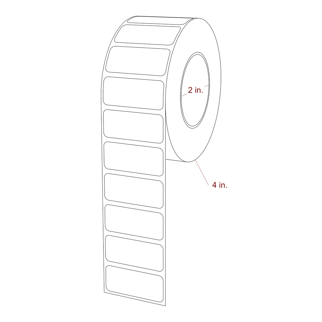 1.75" x 0.75" Inkjet Label Rolls | Fits Epson ColorWorks & Primera
