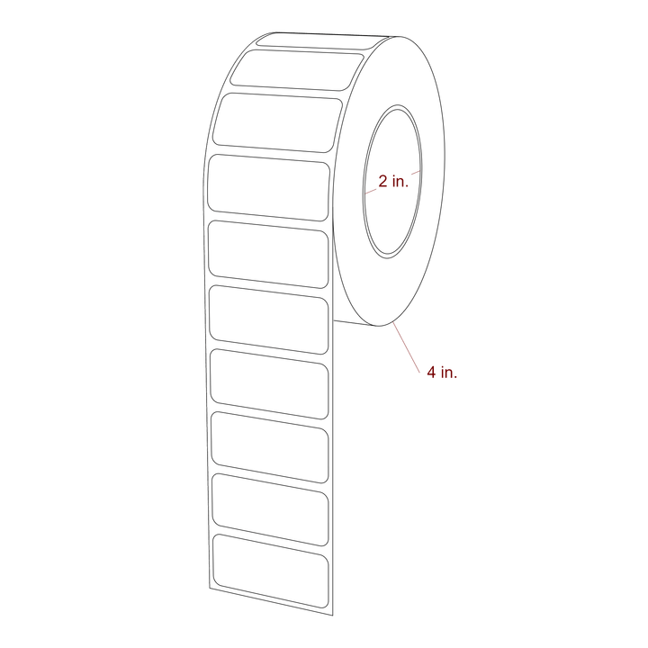 1.75" x 0.75" Inkjet Label Rolls | Fits Epson ColorWorks & Primera