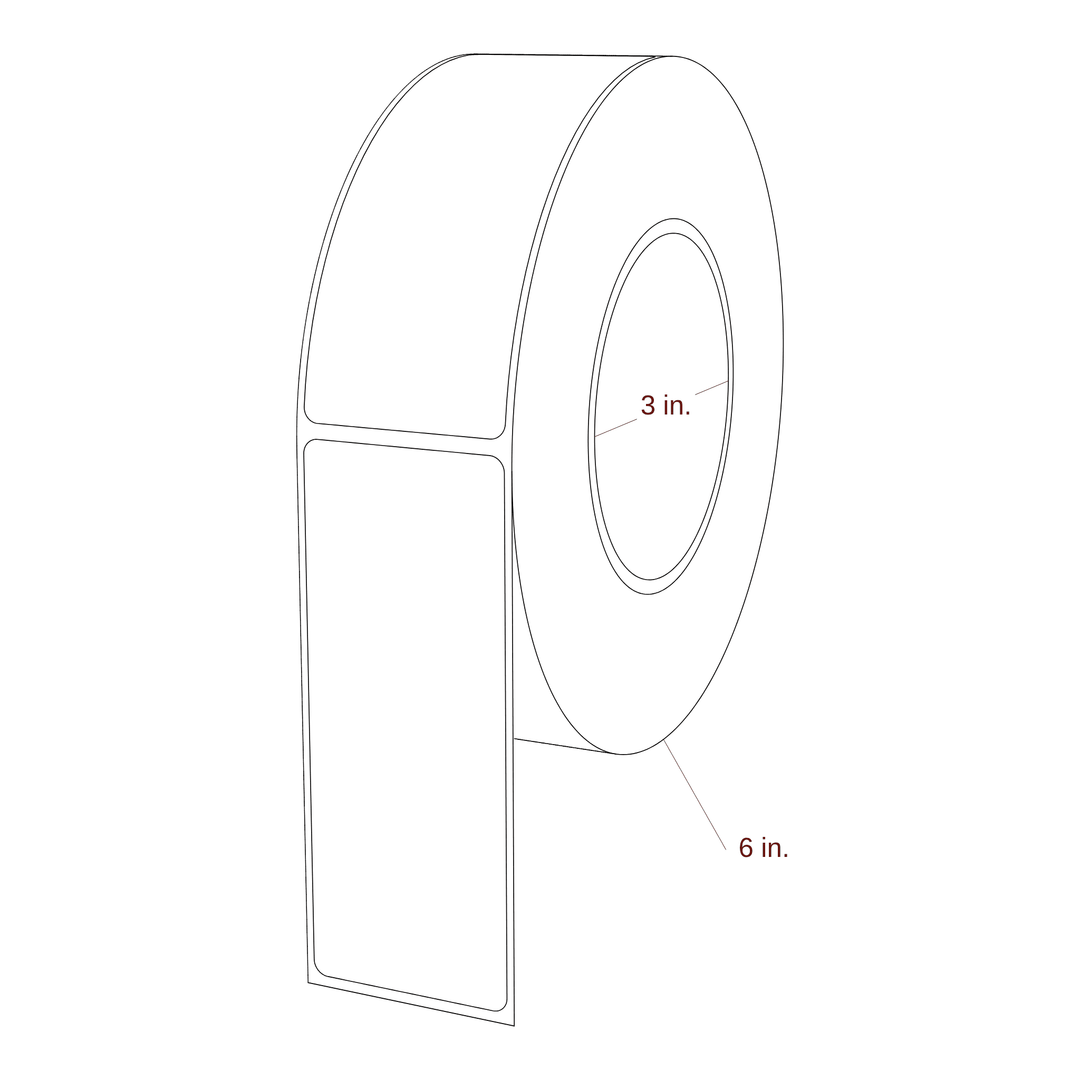 1.75" x 4.4375" Inkjet Label Rolls | Fits Epson ColorWorks & Primera