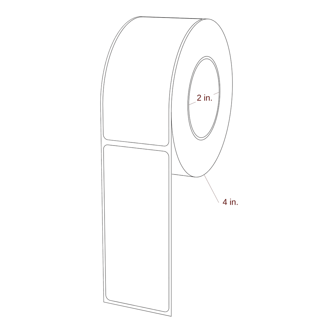 1.75" x 4" Inkjet Label Rolls | Fits Epson ColorWorks & Primera