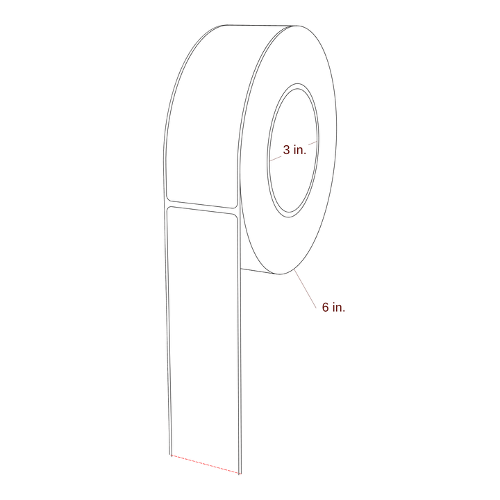 1.75" x 5.4375" Inkjet Label Rolls | Fits Epson ColorWorks & Primera