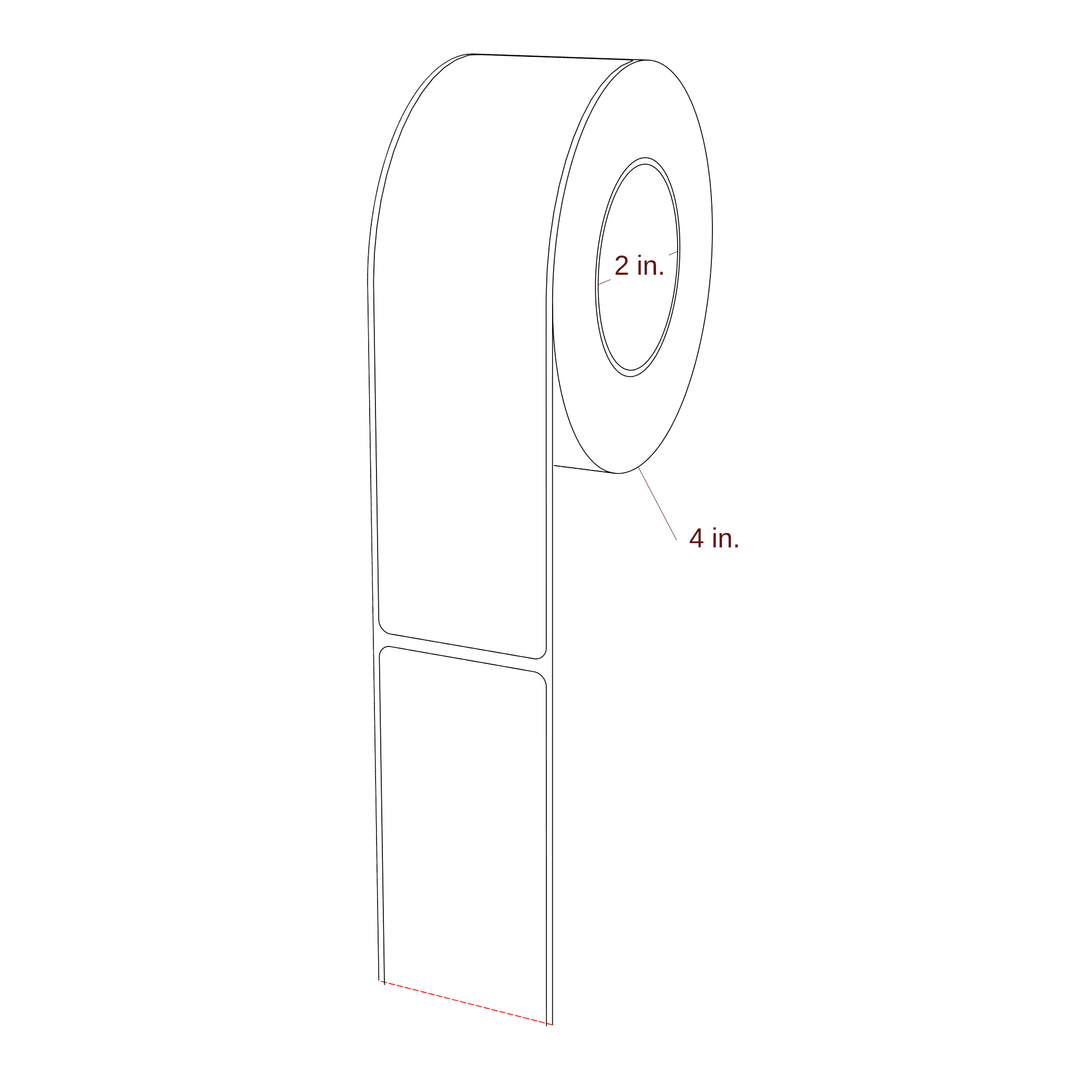 1.75" x 6.5" Inkjet Label Rolls | Fits Epson ColorWorks & Primera