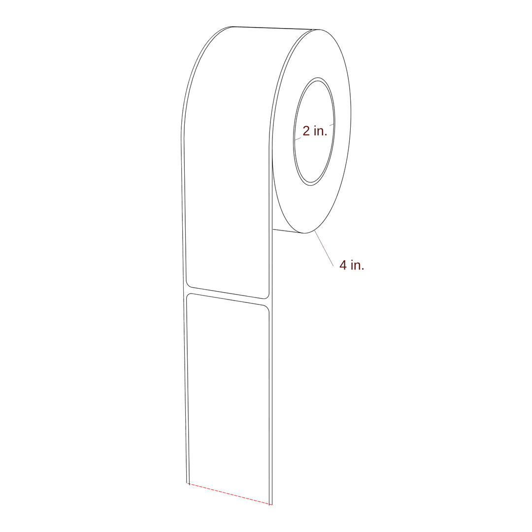 1.75" x 6" Inkjet Label Rolls | Fits Epson ColorWorks & Primera