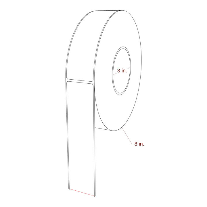1.75" x 6" Inkjet Label Rolls | Fits Epson ColorWorks & Primera