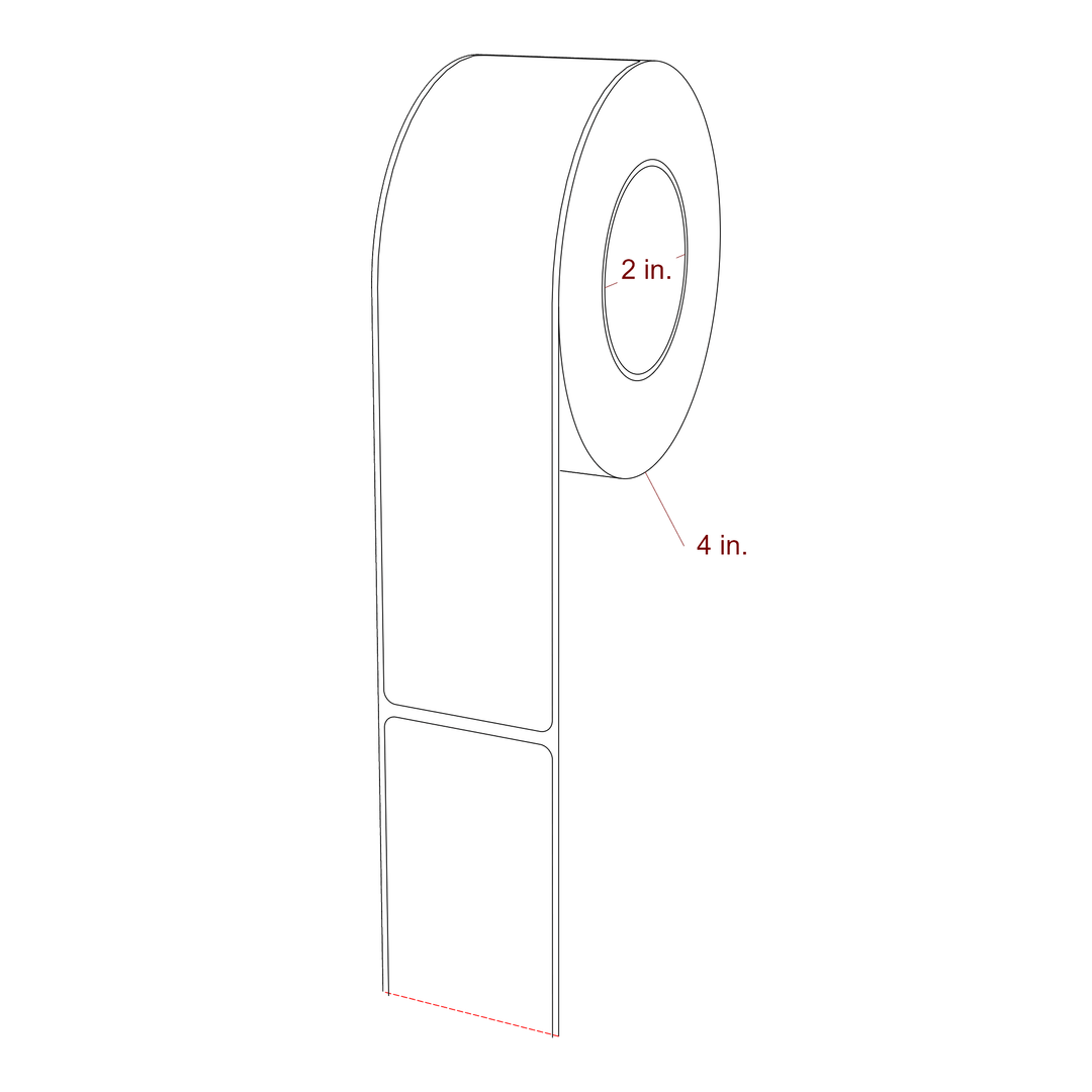 1.75" x 7.125" Inkjet Label Rolls | Fits Epson ColorWorks & Primera