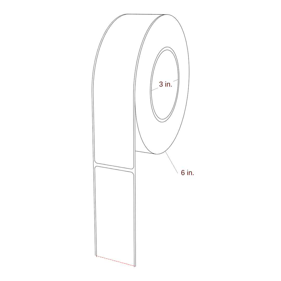 1.75" x 7.5" Inkjet Label Rolls | Fits Epson ColorWorks & Primera