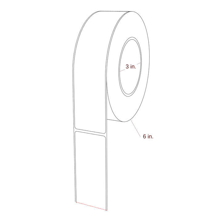 1.75" x 7.5" Inkjet Label Rolls | Fits Epson ColorWorks & Primera