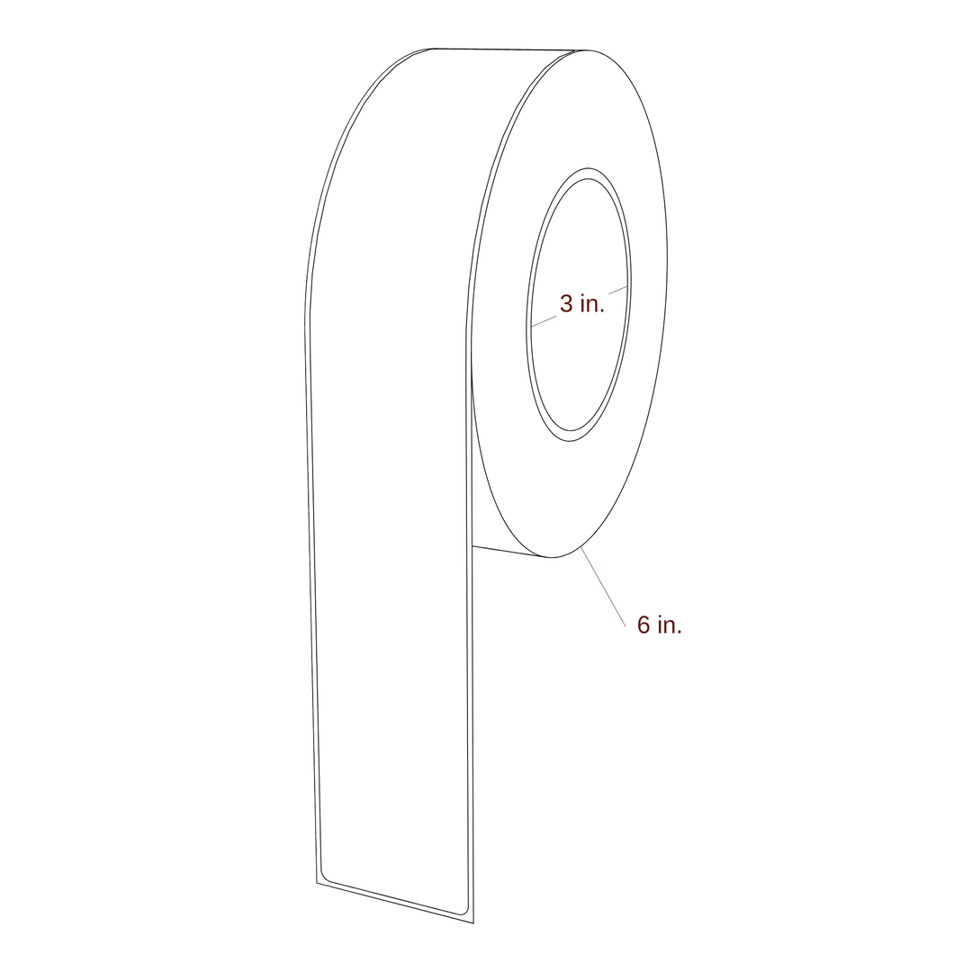 1.875" x 11" Inkjet Label Rolls | Fits Epson ColorWorks & Primera