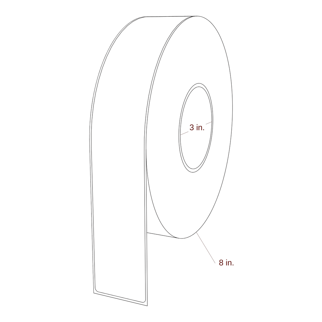1.875" x 11" Inkjet Label Rolls | Fits Epson ColorWorks & Primera