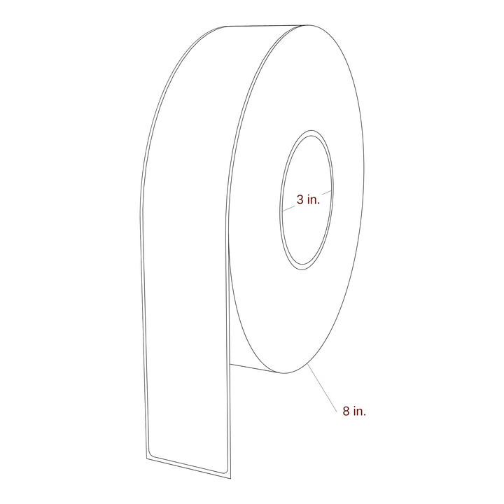 1.875" x 11" Inkjet Label Rolls | Fits Epson ColorWorks & Primera
