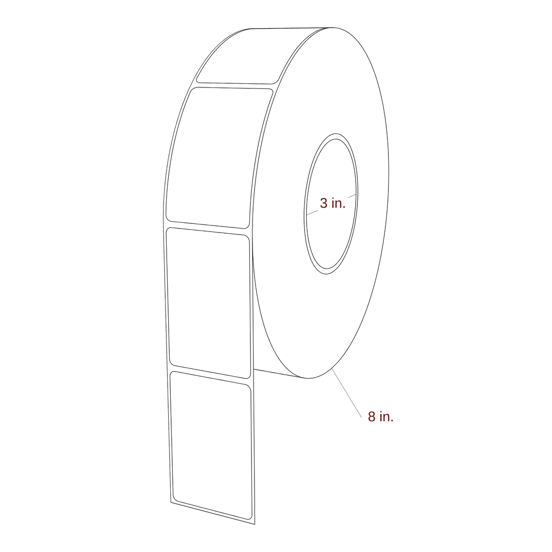 1.875" x 2.875" Inkjet Label Rolls | Fits Epson ColorWorks & Primera