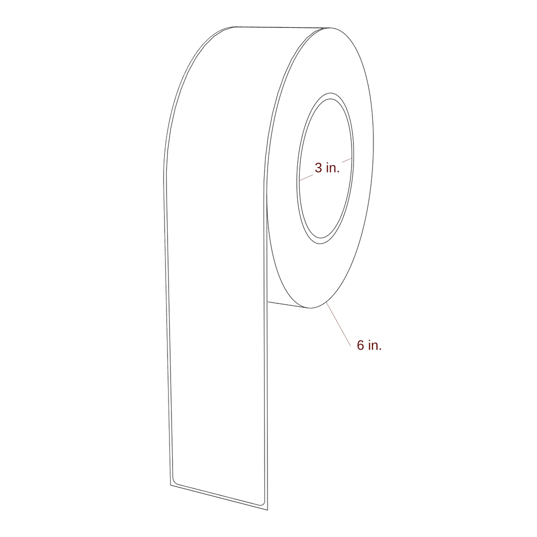 2.125" x 11" Inkjet Label Rolls | Fits Epson ColorWorks, VIPColor & Primera