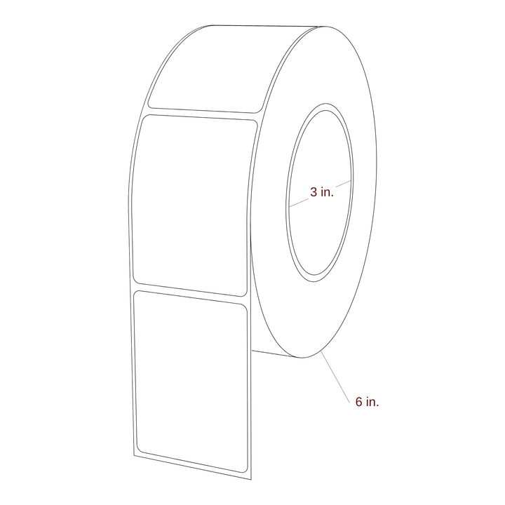 2.125" x 2.875" Inkjet Label Rolls | Fits Epson ColorWorks, VIPColor & Primera