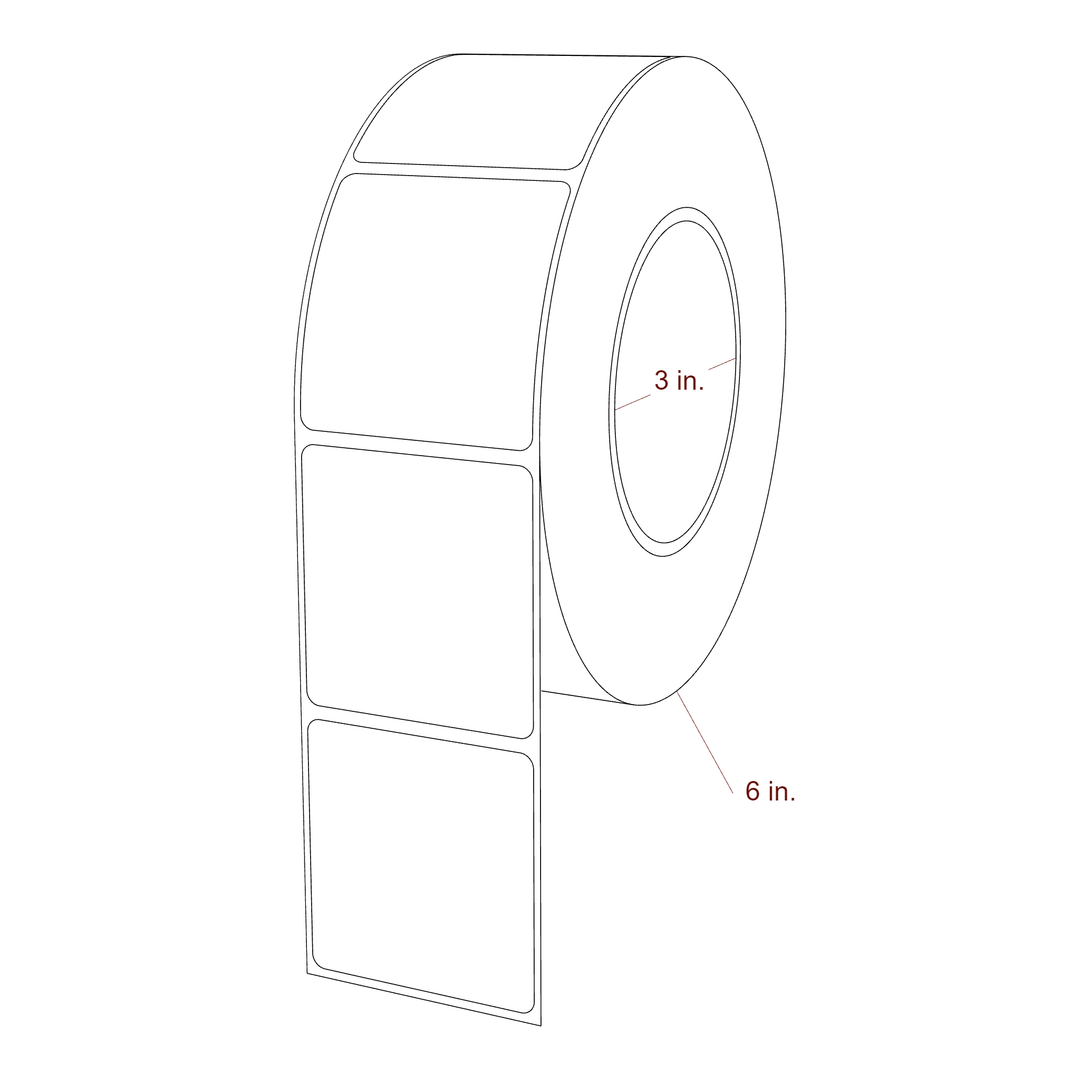 2.1875" x 2.3125" Inkjet Label Rolls | Fits Epson ColorWorks, VIPColor & Primera