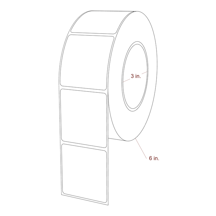 2.1875" x 2.3125" Inkjet Label Rolls | Fits Epson ColorWorks, VIPColor & Primera