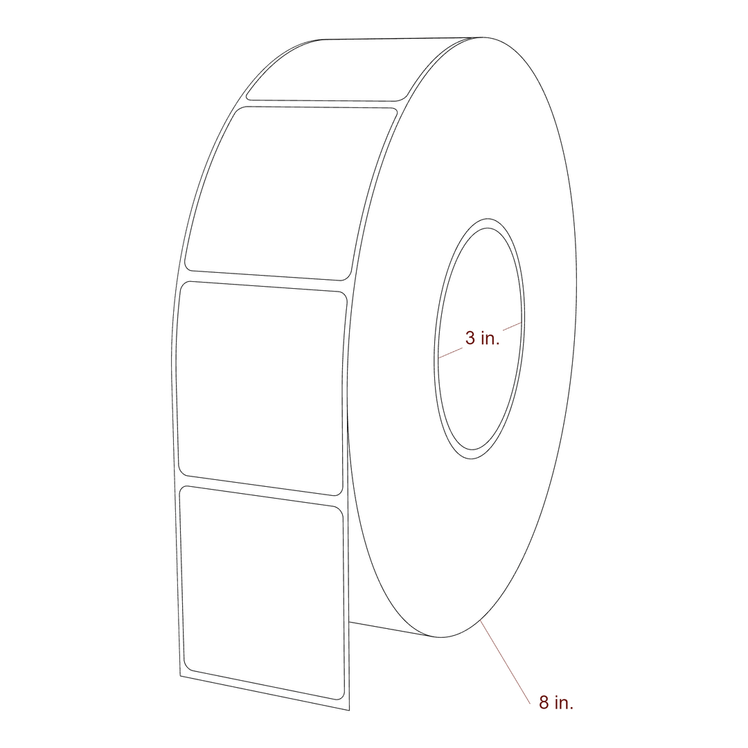 2.1875" x 2.3125" Inkjet Label Rolls | Fits Epson ColorWorks, VIPColor & Primera