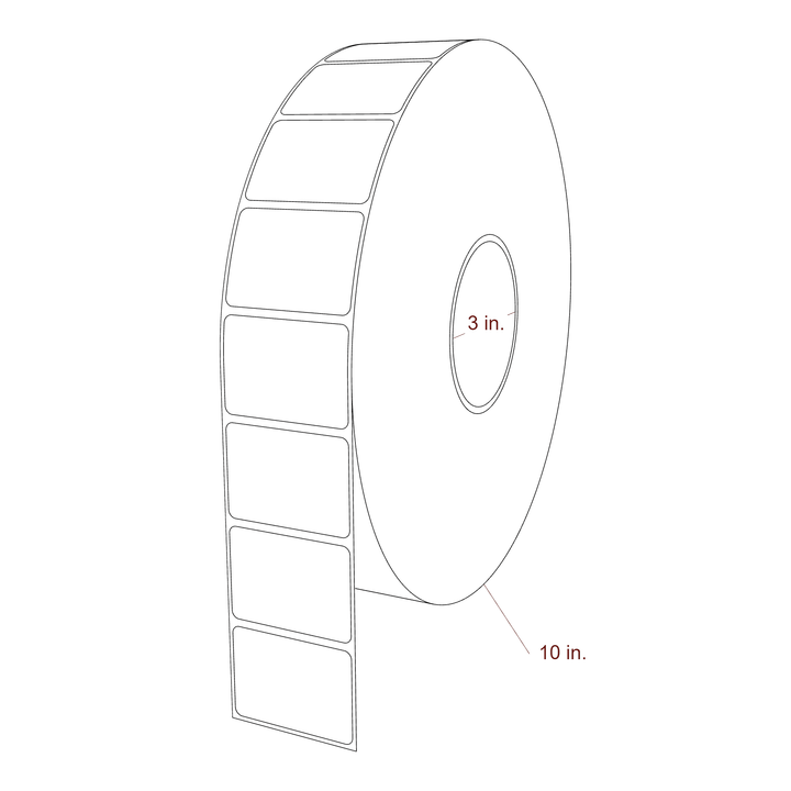 2.1" x 1.5" Inkjet Label Rolls | Fits Epson ColorWorks, VIPColor & Primera
