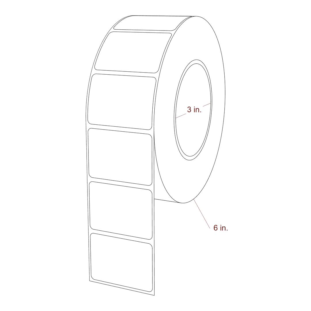 2.1" x 1.5" Inkjet Label Rolls | Fits Epson ColorWorks, VIPColor & Primera