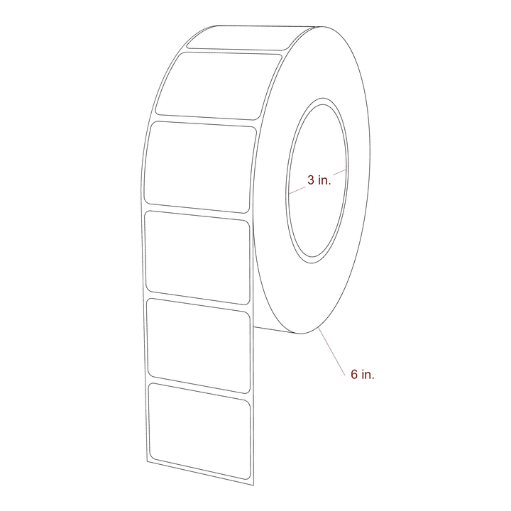 2.1" x 1.5" Inkjet Label Rolls | Fits Epson ColorWorks, VIPColor & Primera