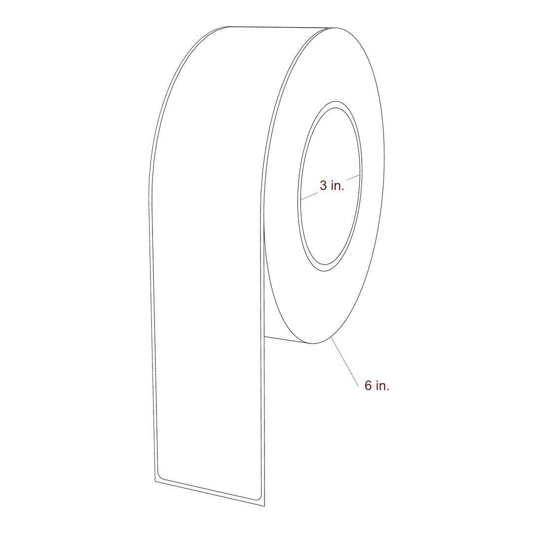 2.1" x 9.75" Inkjet Label Rolls | Fits Epson ColorWorks, VIPColor & Primera