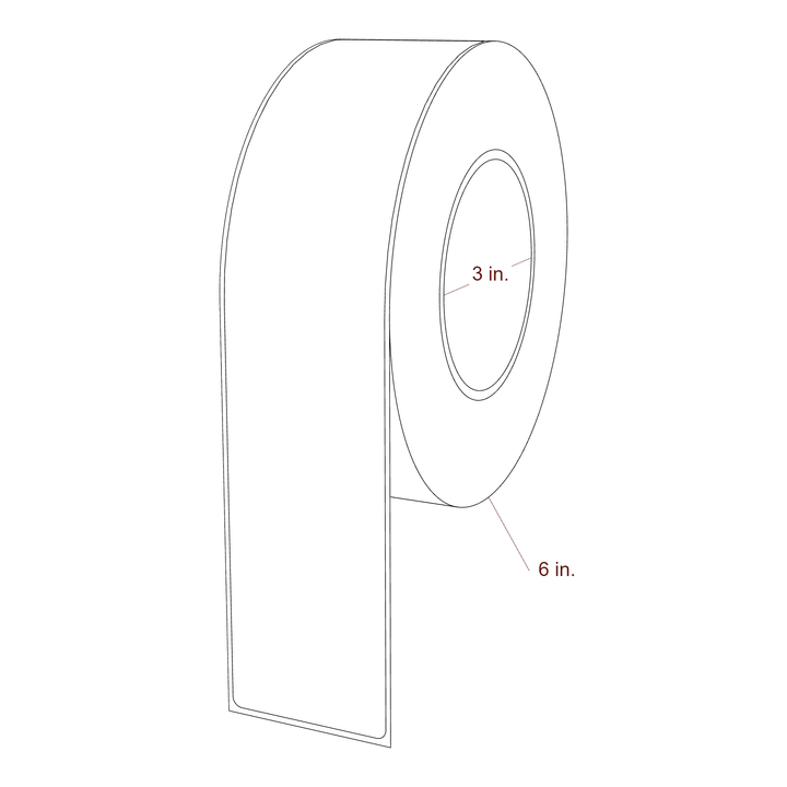 2.1" x 9.75" Inkjet Label Rolls | Fits Epson ColorWorks, VIPColor & Primera