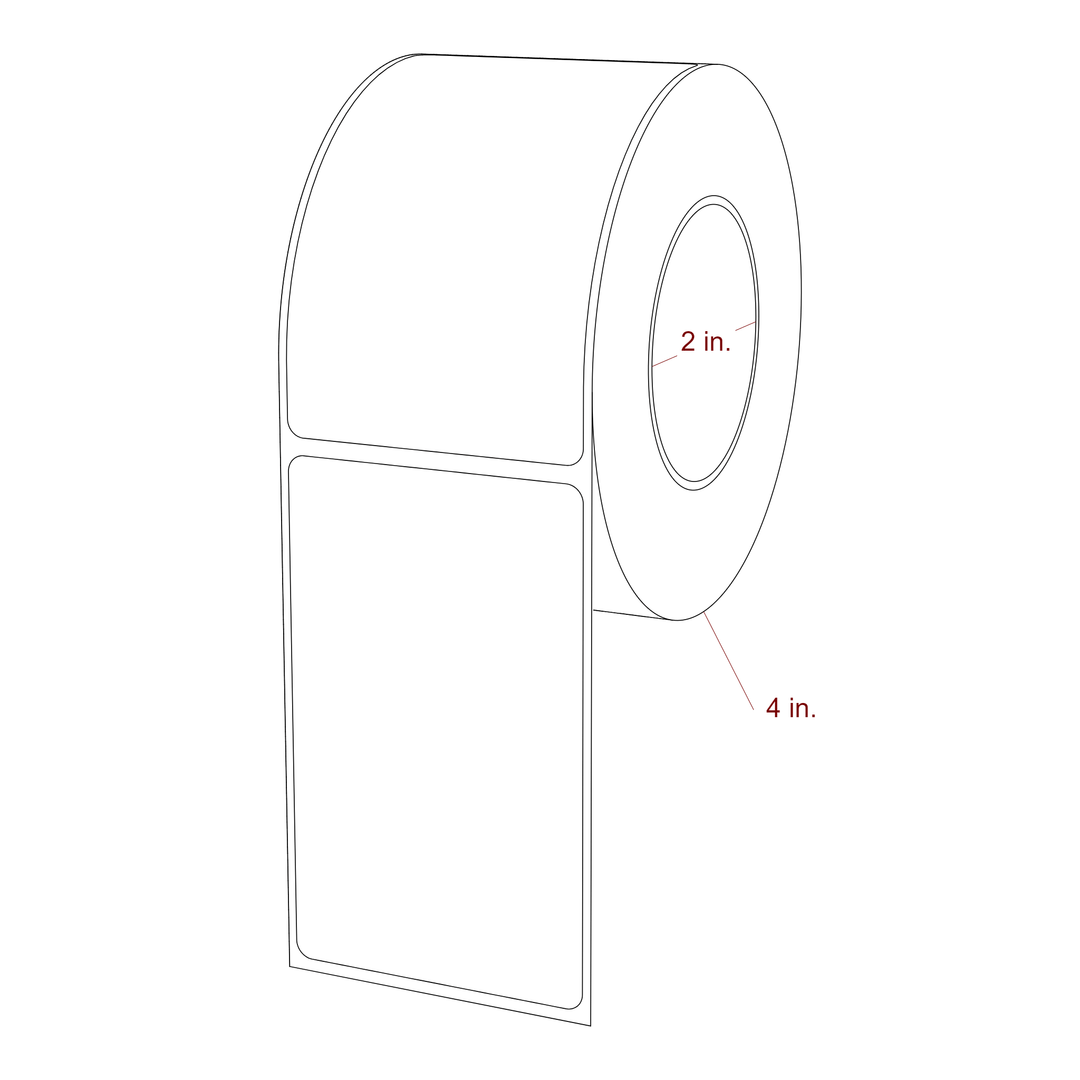 2.25" x 3.6875" Inkjet Label Rolls | Fits Epson ColorWorks, VIPColor & Primera