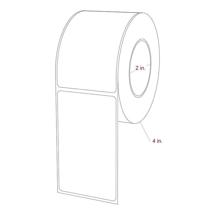 2.25" x 3.6875" Inkjet Label Rolls | Fits Epson ColorWorks, VIPColor & Primera