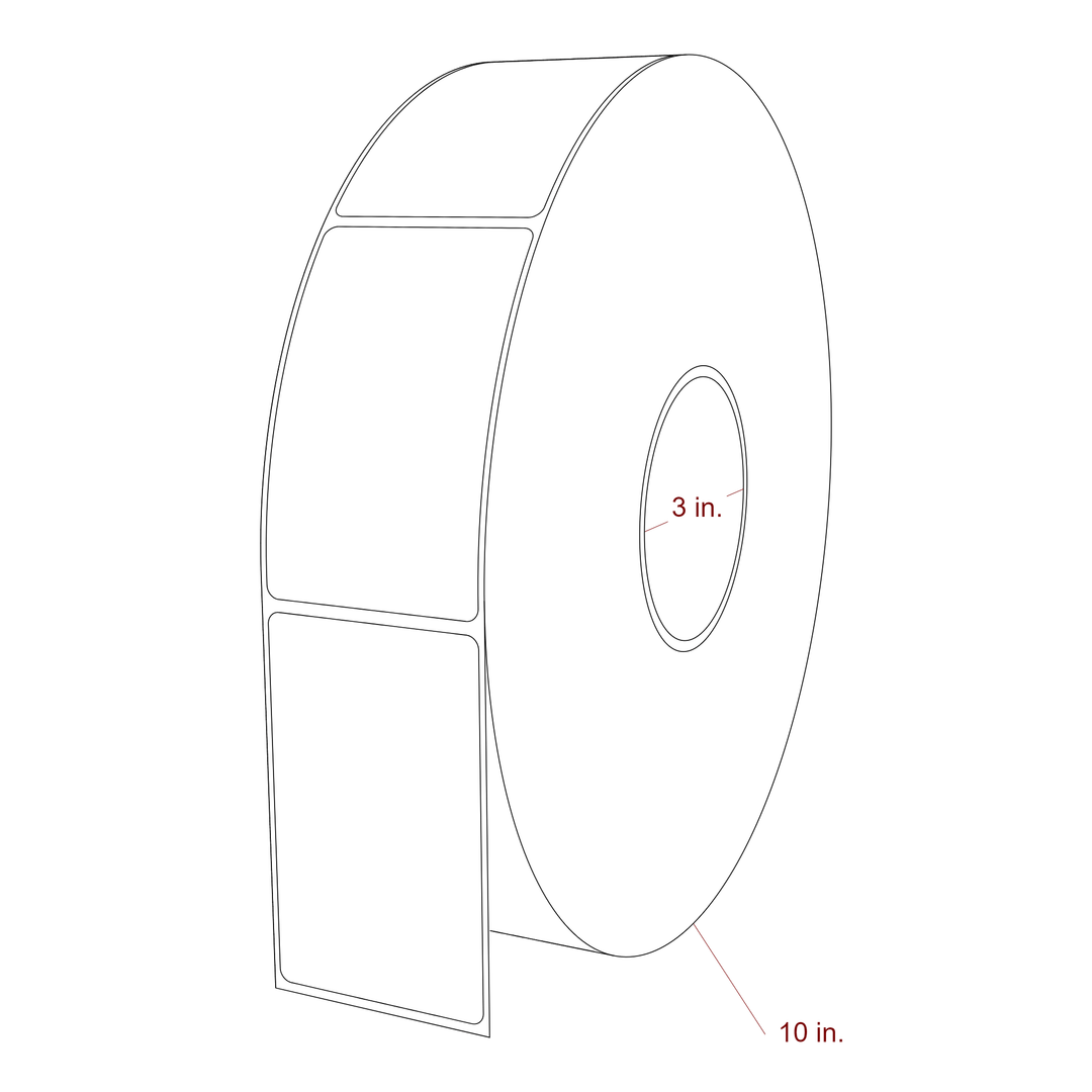 2.25" x 3.6875" Inkjet Label Rolls | Fits Epson ColorWorks, VIPColor & Primera