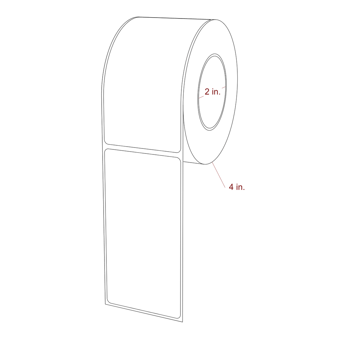 2.25" x 4.4375" Inkjet Label Rolls | Fits Epson ColorWorks, VIPColor & Primera