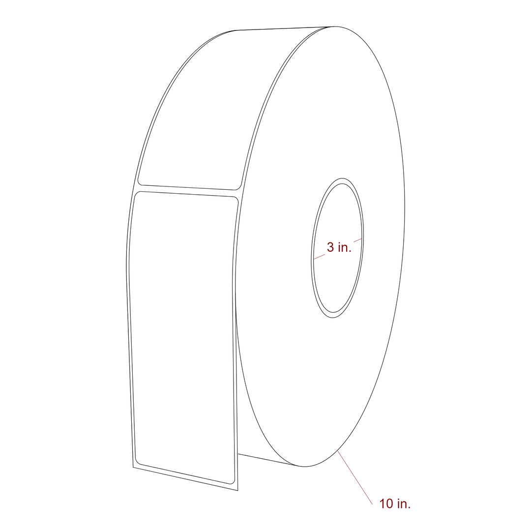 2.25" x 5.4375" Inkjet Label Rolls | Fits Epson ColorWorks, VIPColor & Primera