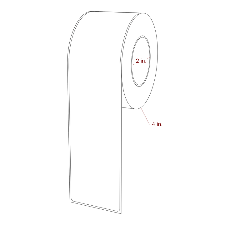 2.25" x 9" Inkjet Label Rolls | Fits Epson ColorWorks, VIPColor & Primera