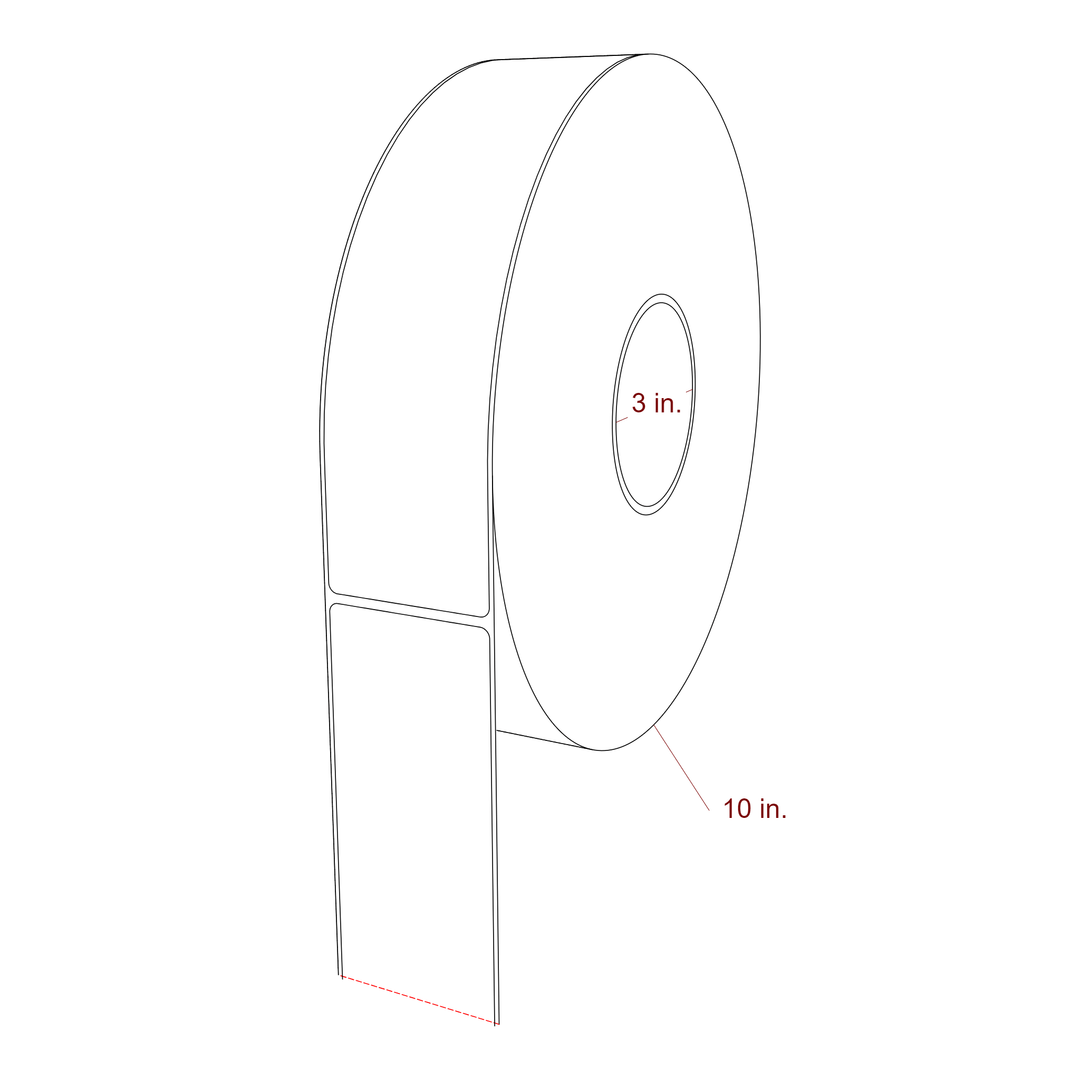 2.25" x 9" Inkjet Label Rolls | Fits Epson ColorWorks, VIPColor & Primera