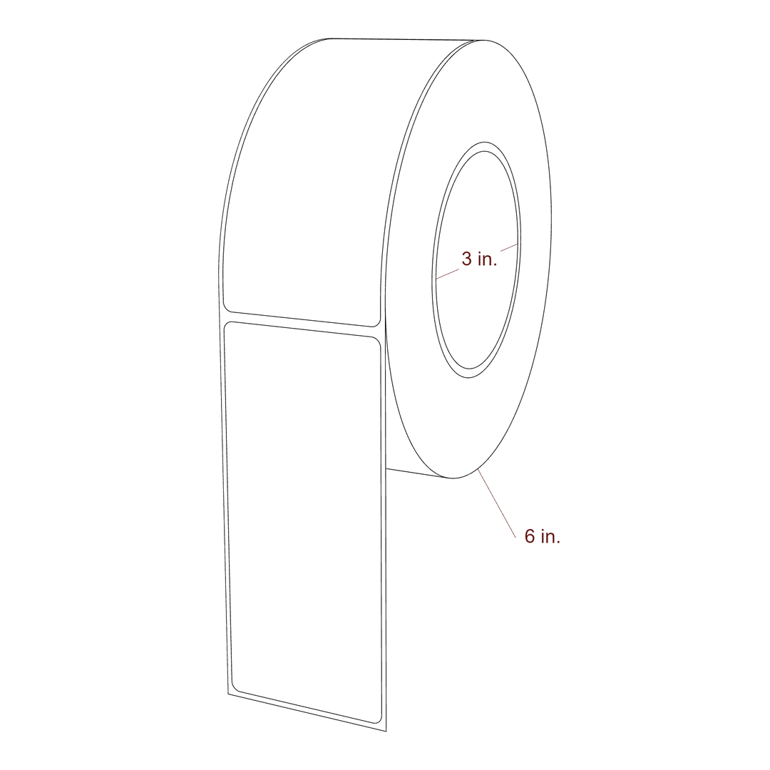2.2" x 5" Inkjet Label Rolls | Fits Epson ColorWorks, VIPColor & Primera