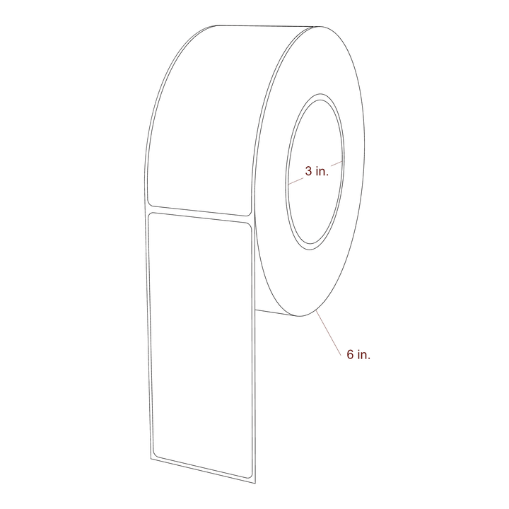2.2" x 5" Inkjet Label Rolls | Fits Epson ColorWorks, VIPColor & Primera