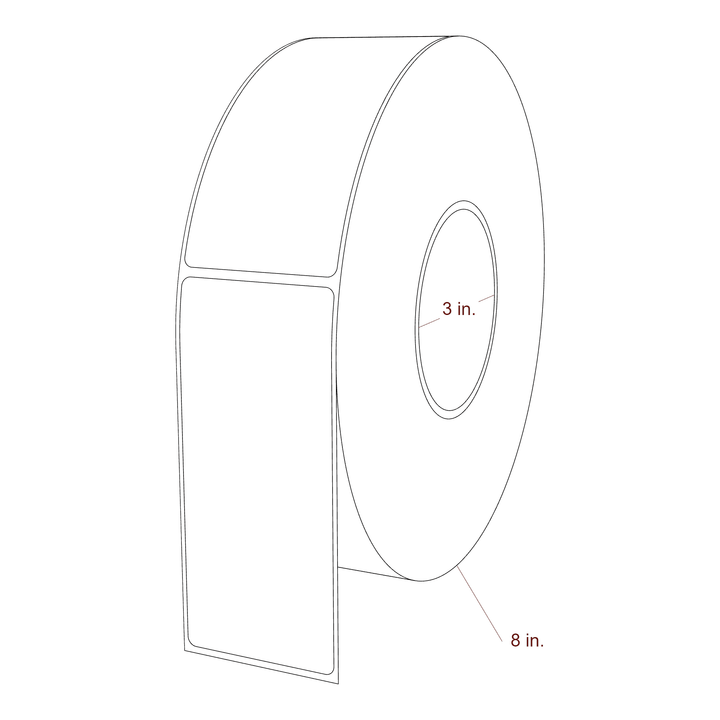 2.2" x 5" Inkjet Label Rolls | Fits Epson ColorWorks, VIPColor & Primera