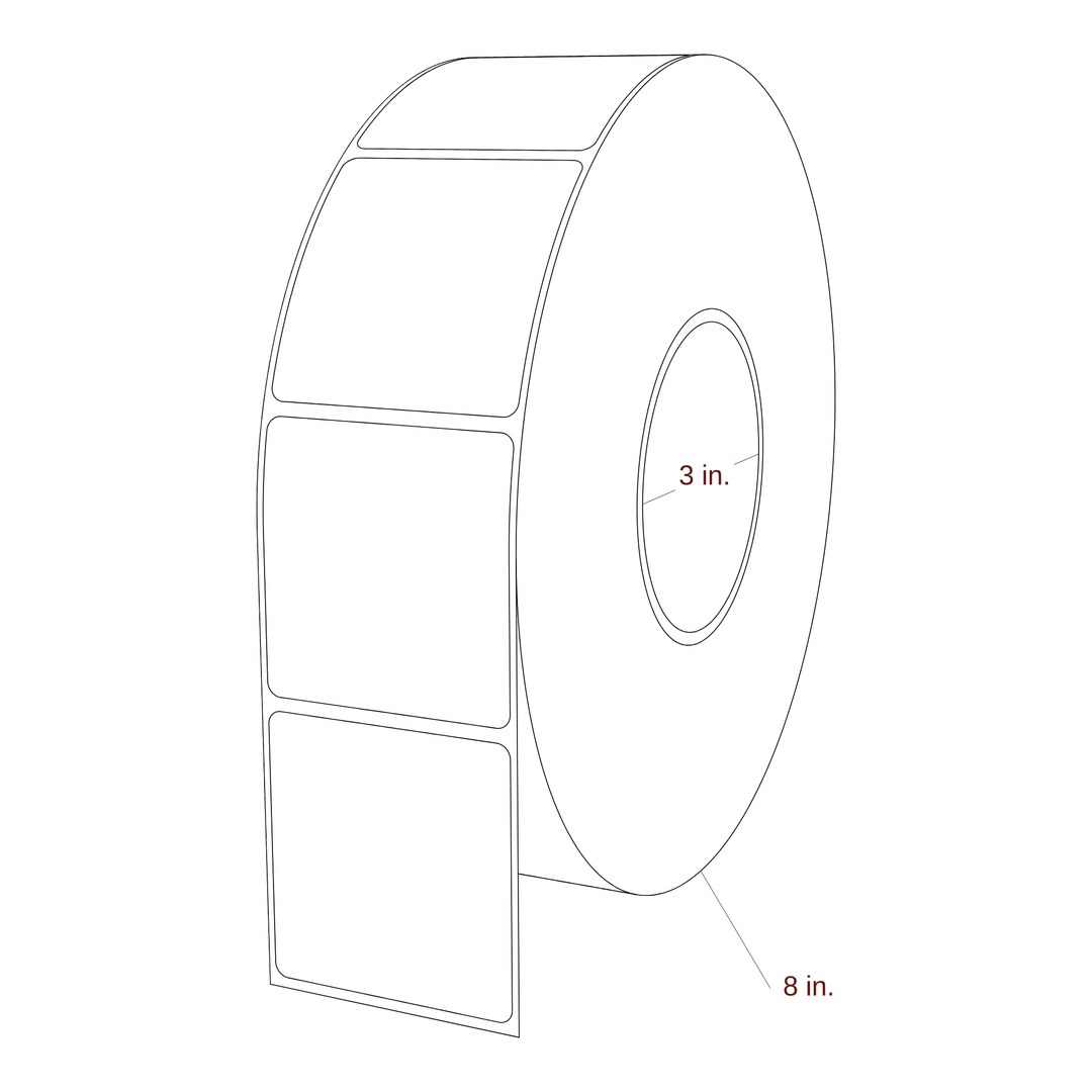 2.313" x 2.4" Inkjet Label Rolls | Fits Epson ColorWorks, VIPColor & Primera