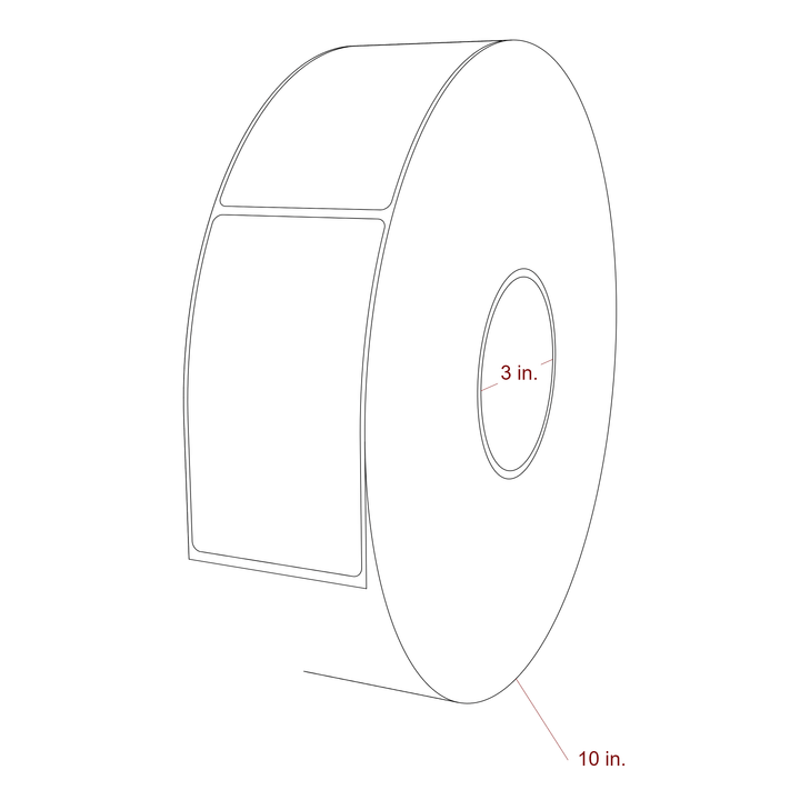 2.5" x 4.4375" Inkjet Label Rolls | Fits Epson ColorWorks, VIPColor & Primera