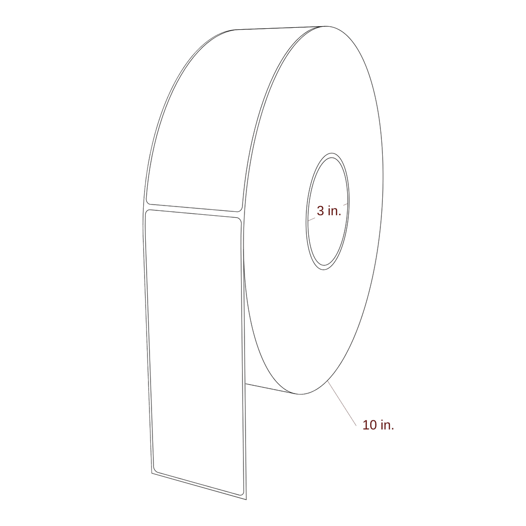 2.5" x 6.5" Inkjet Label Rolls | Fits Epson ColorWorks, VIPColor & Primera