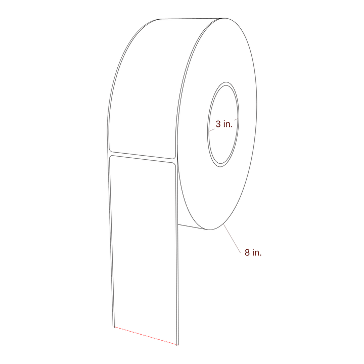 2.5" x 6.5" Inkjet Label Rolls | Fits Epson ColorWorks, VIPColor & Primera
