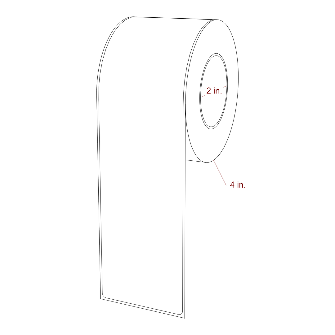 2.5" x 9" Inkjet Label Rolls | Fits Epson ColorWorks, VIPColor & Primera