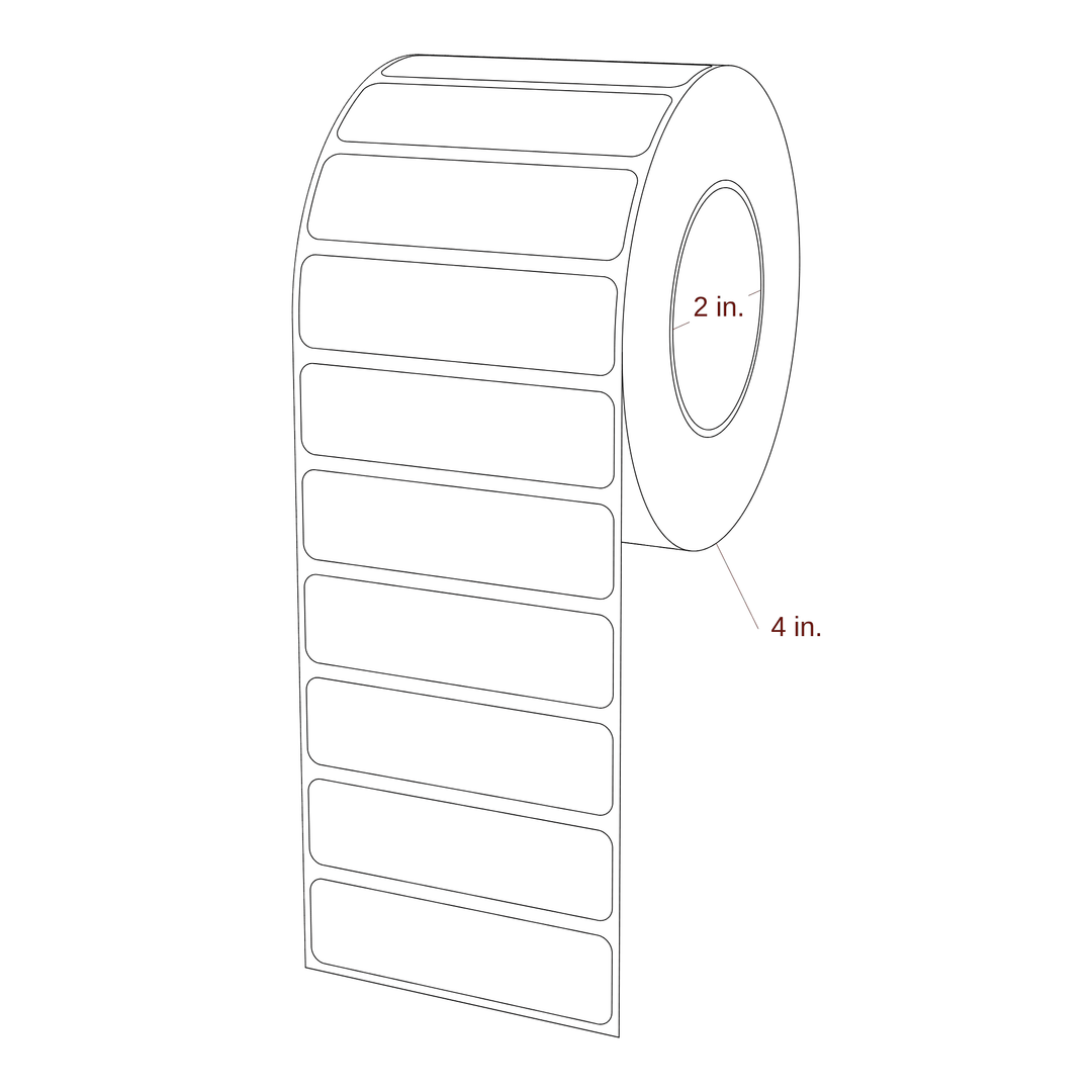 2.75" x 0.75" Inkjet Label Rolls | Fits Epson ColorWorks, VIPColor & Primera