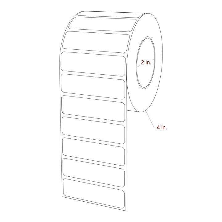 2.75" x 0.75" Inkjet Label Rolls | Fits Epson ColorWorks, VIPColor & Primera